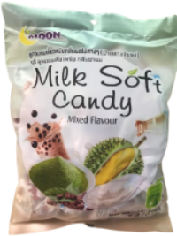 Kẹo Sữa Mềm Dẻo MOON Hương Trái Cây Hỗn Hợp Milk Soft Candy