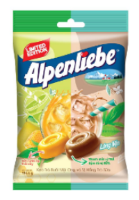 Kẹo Trà Bưởi Mật Ong và Vị Hồng Trà Sữa Alpenliebe 