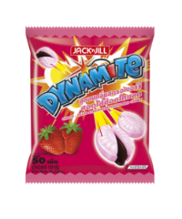 Kẹo The Nhân Dynamite Thái Lan Hương Dâu Nhân Socola Choco-Filled Strawberry Flavored Candy