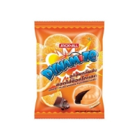 Kẹo The Nhân Dynamite Thái Lan Hương Cam Nhân Socola Choco-Filled Orange Flavored Candy
