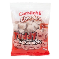 Kẹo Bông Gòn Corniche Vị Sôcôla Chocolate Teddy Marshmallows 