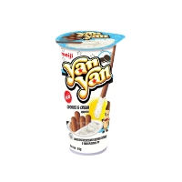 Bánh Que Yan Yan Meiji Chấm Kem Cookies & Cream Flavour