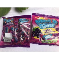 Kẹo Nhai tím hương Nho 3 viên Dynamite Chews Grape Mint Candy