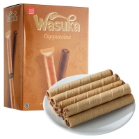 Bánh Quế Wasuka Premium Rolled Wafer Vị Cappuccino