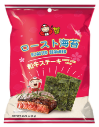 Snack Rong Biển Nướng Giòn Cậu Chủ TaoKaeNoi Big Roll Vị Bò Bít Tết Wagyu 