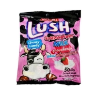 Kẹo Lush Thái Lan Vị Dâu Strawberry Milk Chewy Candy 