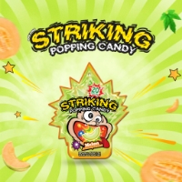 Kẹo Nổ Striking Hong Kong Popping Candy Vị Dưa gan Melon 