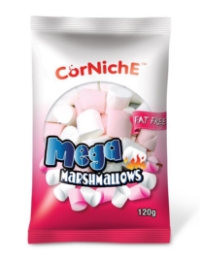 Kẹo Bông Gòn Dâu Corniche Mega Marshmallows