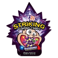 Kẹo Nổ Striking Hong Kong Popping Candy Vị Việt Quất Blueberry