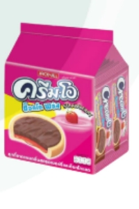 Bánh Quy Cream-O Thái Lan Sôcôla Nhân Mứt Dâu