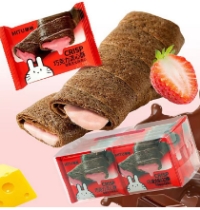 Bánh Crisp Rong Biển Bánh Kẹp Dâu MITU Đỏ