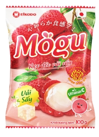 Kẹo Dẻo Mờgu EIKODO Nhật Bản Hương Vải Sấy