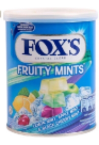 Kẹo Trái Cây Bạc Hà  Lon - Fox's Fuit Mints (Xanh)