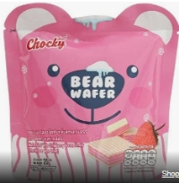 Bánh Xốp Chocky Bear Hương Dâu