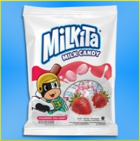 Kẹo Sữa Milkita Vị Dâu Milkita Strawberry Milk Candy
