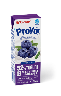 Sữa Chua Uống Lên Men ORION Proyo! Vị Việt Quất
