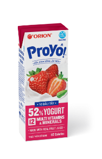 Sữa Chua Uống Lên Men ORION Proyo! Vị Dâu Tây