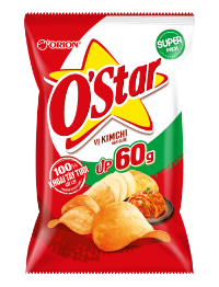 Bánh Snack O'Star vị Kim Chi Hàn Quốc	