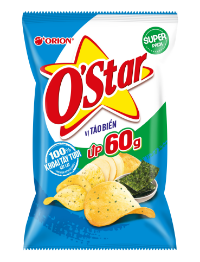 Bánh Snack O'Star vị Tảo Biển