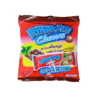 Kẹo Nhai Đỏ Thái Lan Chocolate 3 Viên Hương Bạc Hà Dynamite Chews Choco Mint Candy 