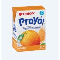 Sữa Chua Uống Lên Men ORION Proyo! Vị Cam Ép