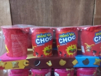 Bánh Quy VO Mini Vị Sôcôla Hương Dâu Hiệu Vfoods – Vfoods Mini VO Chocolate Cookies with Strawberry Cream