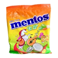 Kẹo Nhai Mentos Cầu Vồng Hương Trái Cây Cầu - Dừa - Đủ - Xoài