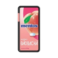 Kẹo ngậm không đường Mentos hương đào bạc hà (Peach Mint)