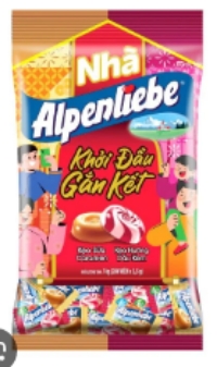 Kẹo Viên Sữa Caramen & Hương Dâu Kem Alpenliebe 