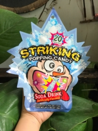 Kẹo Nổ Striking Hong Kong Popping Candy Vị Soda Drink