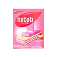 Bánh Kem Xốp Nhân Kem Phô Mai Dâu Nabati Strawberry Cheesecake Cream Wafer