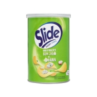 Snack Khoai Tây Slide Vị Kem Chua Và Hành