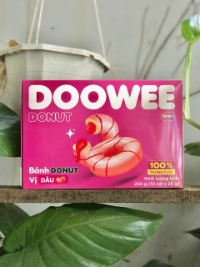 Bánh Doowee Donut Kem Hương Dâu